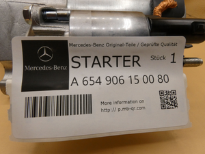 Original Mercedes-Benz Anlasser. C-Klasse W205, E-Klasse W213, V-Klasse, Sprinter W907 5