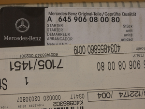 Original Mercedes-Benz Anlasser. CLA, GLA, A-Klasse, B-Klasse, Sprinter W910 4