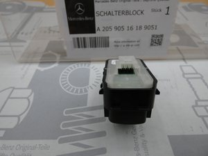 Original Mercedes-Benz Bedienschalter / Heckdeckel. C-Klasse W205 6