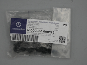 Original Mercedes-Benz Blechschraube 4,8 x 19 mm mit Unterlegscheibe ( 25 Stck. ) 1