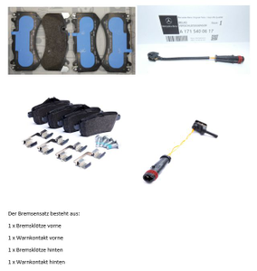 Original Mercedes-Benz Bremsen-Satz vo&hi GLE AMG 63 1