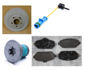 Original Mercedes-Benz Bremsensatz Vorne. C-Klasse W205 1