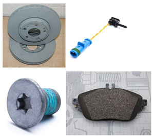 Original Mercedes-Benz Bremsensatz Vorne. CLA W117, A-Klasse W176, B-Klasse W246 1