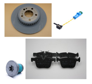 Original Mercedes-Benz Bremsenset-hinten. C-Klasse W205 1