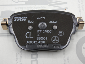 Original Mercedes-Benz Bremsklötze hinten. E-Klasse W213, W238, CLS W257 2