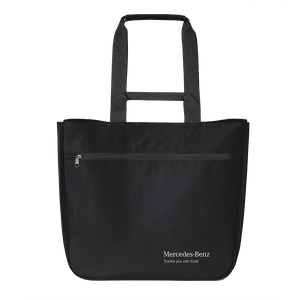Schwarze Mercedes-Benz Truck Shopper Einkaufstasche von vorn 3