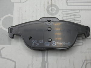 Original Mercedes-Benz Bremsklotz-Satz hinten. C-Klasse W204, E-Klasse W207 2