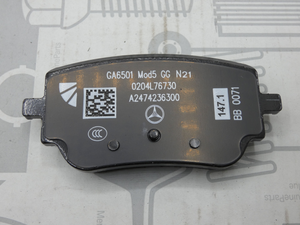 Original Mercedes-Benz Bremsklotz-Satz hinten. CLA W118, A-Klasse W177, B-Klasse W247 4