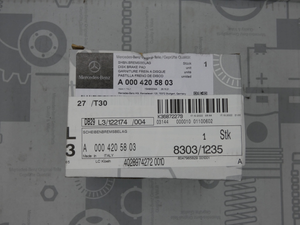 Original Mercedes-Benz Bremsklotz-Satz hinten. CLA W118, A-Klasse W177, B-Klasse W247 6