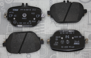 Original Mercedes-Benz Bremsklotz-Satz hinten. E-Klasse W213, W238 1