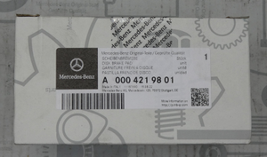 Original Mercedes-Benz Bremsklotz-Satz hinten. E-Klasse W213, W238 5