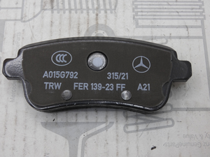 Original Mercedes-Benz Bremsklotz-Satz hinten. ML,GL,GLE W166, GLE W292 2