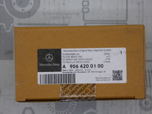 Original Mercedes-Benz Bremsklotz-Satz hinten. Sprinter (Hinterachse 7414xx) 5