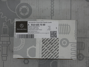 Original Mercedes-Benz Bremsklotz-Satz hinten. Sprinter W907, W910 4