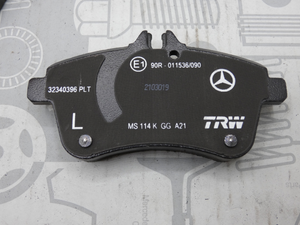 Original Mercedes-Benz Bremsklotz-Satz vorne. A-Klasse W169, B-Klasse W245 6