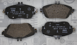 Original Mercedes-Benz Bremsklotz-Satz vorne. A-Klasse W176, B-Klasse W246 1