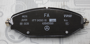 Original Mercedes-Benz Bremsklotz-Satz vorne. C-Klasse W205, E-Klasse W213, W238 3