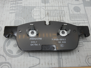 Original Mercedes-Benz Bremsklotz-Satz vorne. ML/GL/GLE W166, GLE W292 4