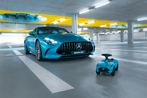 Kinderrutscher Bobby-AMG GT Blau 4