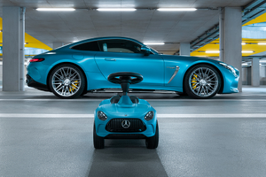 Kinderrutscher Bobby-AMG GT Blau 5
