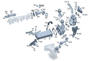 Original Mercedes-Benz Dichtsatz Abgasrückführung OM651 1