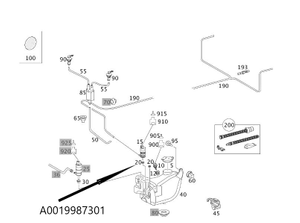 Original Mercedes-Benz Dichttülle Wischwasserpumpe 5