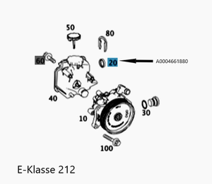 Original Mercedes-Benz Dichtung Saugstutzen-Servolenkung 2