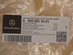 Original Mercedes-Benz Drehzahlsensor hinten rechts. Sprinter W906 5