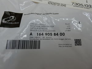 Original Mercedes-Benz Drehzahlsensor vorne links. ML, GL W164 3