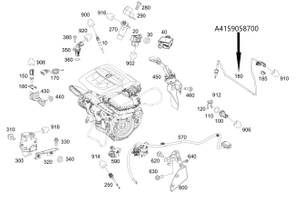 Original Mercedes-Benz Druck- und Temperatursensor Citan W415 (OM607951) 5