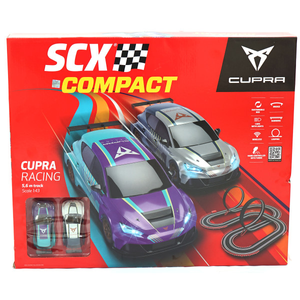 Original CUPRA Scalextric Compact Autorennbahn 1:43 Rennstrecke E-Racer 5FA099339J 1