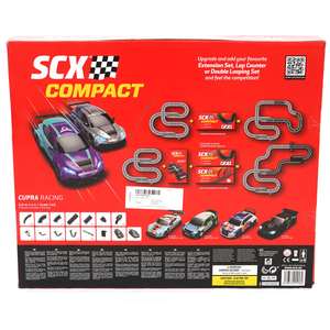Original CUPRA Scalextric Compact Autorennbahn 1:43 Rennstrecke E-Racer 5FA099339J 2