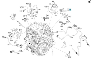 Original Mercedes-Benz Drucksensor Differenzdruck. CLA, GLA, A, B (OM 622951, 607951) 5