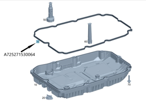 Original Mercedes-Benz Elastomer-Formdichtung Ölwanne Automatikgetriebe BM: 725xxx 5