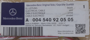 Original Mercedes-Benz Elektrische-Leitung-Set, mit MCP2.8 Stecker 6