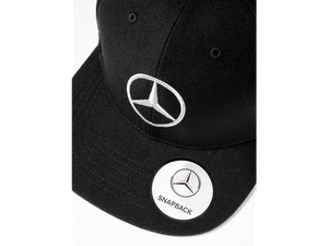 Original Mercedes-Benz Flat Brim Cap schwarz, 80% Polyacryl / 20% Wolle 2