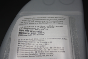 Original Mercedes-Benz Getriebeöl ATF DCT MB-Freigabe 236.21 (1000ml.) 4