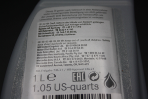Original Mercedes-Benz Getriebeöl ATF DCT MB-Freigabe 236.21 (1000ml.) 5