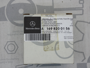 Original Mercedes-Benz Glas / Kennzeichenleuchte. A-Klasse W169, B-Klasse W245 6