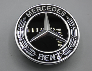 Original Mercedes-Benz Haubenemblem C-Klasse W204, W205 schwarz. 1