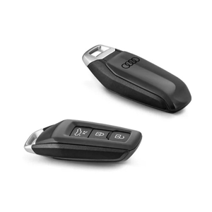 Schlüsselblende magnetgrau mit Audi Ringen 1