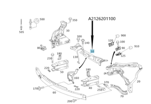 Versteifungsblech/Schlossträger 5