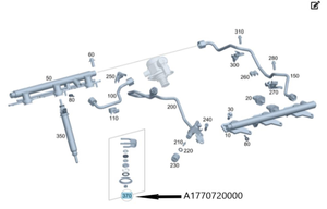 Teilesatz Haltefeder Injektor 4