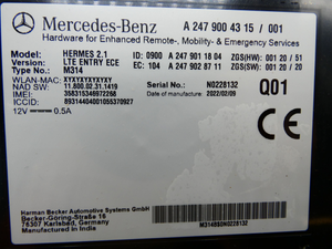 Original Mercedes-Benz Steuergerät Kommunikationsmodul Telematikdienste. V-Klasse, Sprinter 3
