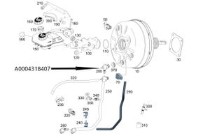 Original Mercedes-Benz Ventil an Unterdruckleitung/Bremskraftverstärker 2