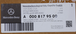 Original Mercedes-Benz Stern / Kühlergrill. AMG GT, GLE W167, GLC W253, V-Klasse W447 2