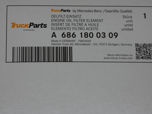 Original Mercedes-Benz TruckParts Ölfiltereinsatz. ACTROS 5