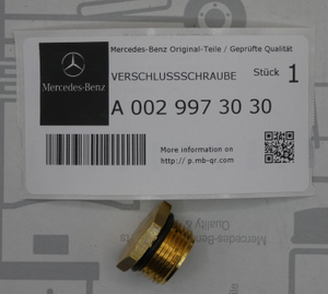 Original Mercedes-Benz Verschlussschraube , M22x1,5. Actros, Axor, Atego 1