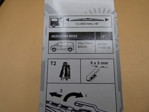 Original Mercedes-Benz Wischerblatt hinten. Viano W639 2