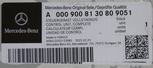 Original Mercedes-Benz Steuergerät / Dachbedieneinheit. CLA W118, A-Klasse W177, B-Klasse W247 5